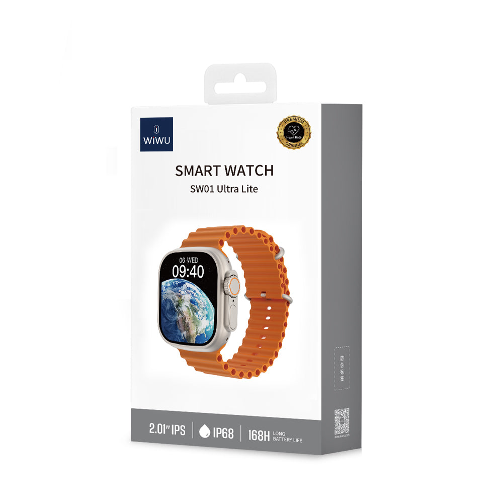 Wiwu SW01 Ultra Lite İOS ve Android Uyumlu Akıllı Saat Wiwu SW01 Ultra Lite İOS ve Android Uyumlu Akıllı Saat